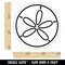 Sand Dollar Sea Urchin Ocean Beach Outline Rubber Stamp for Stamping Crafting Planners